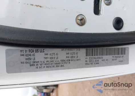 2018 Dodge Challenger Sxt Plus из США, поврежденный, VIN 2C3CDZAG2JH280376